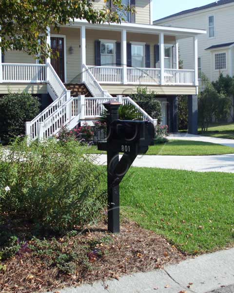 Old Village Landing- Mailbox and Post