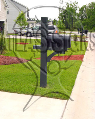 Grand Oaks- Mailbox and Post (4x6)