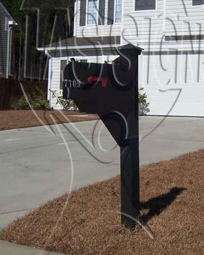 The Commons- Mailbox and Post (Copper Top)