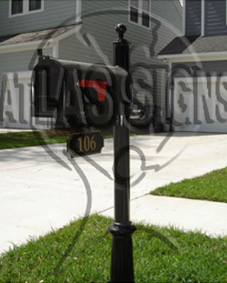 The Bluffs- Mailbox and Post