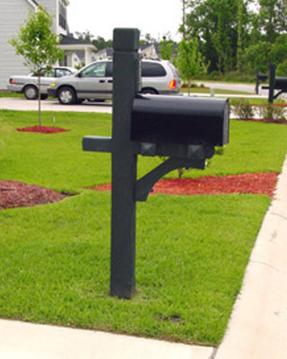 Belle Hall- Mailbox and Post