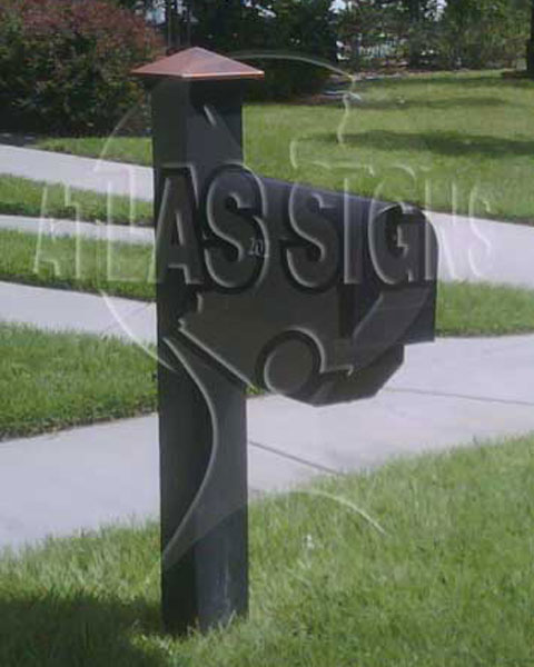 Myers Mill- Mailbox and Post (Single)