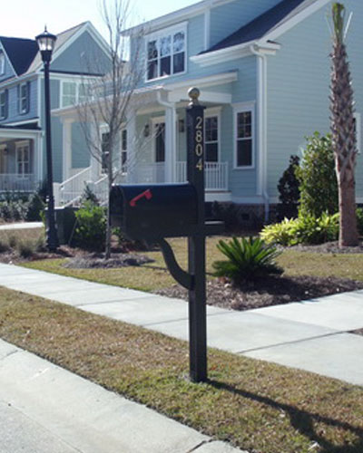 Marsh Landing- Mailbox and Post