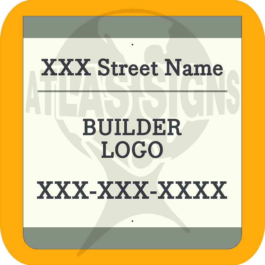 Summers Corner- Builder Sign Reface and Relocate