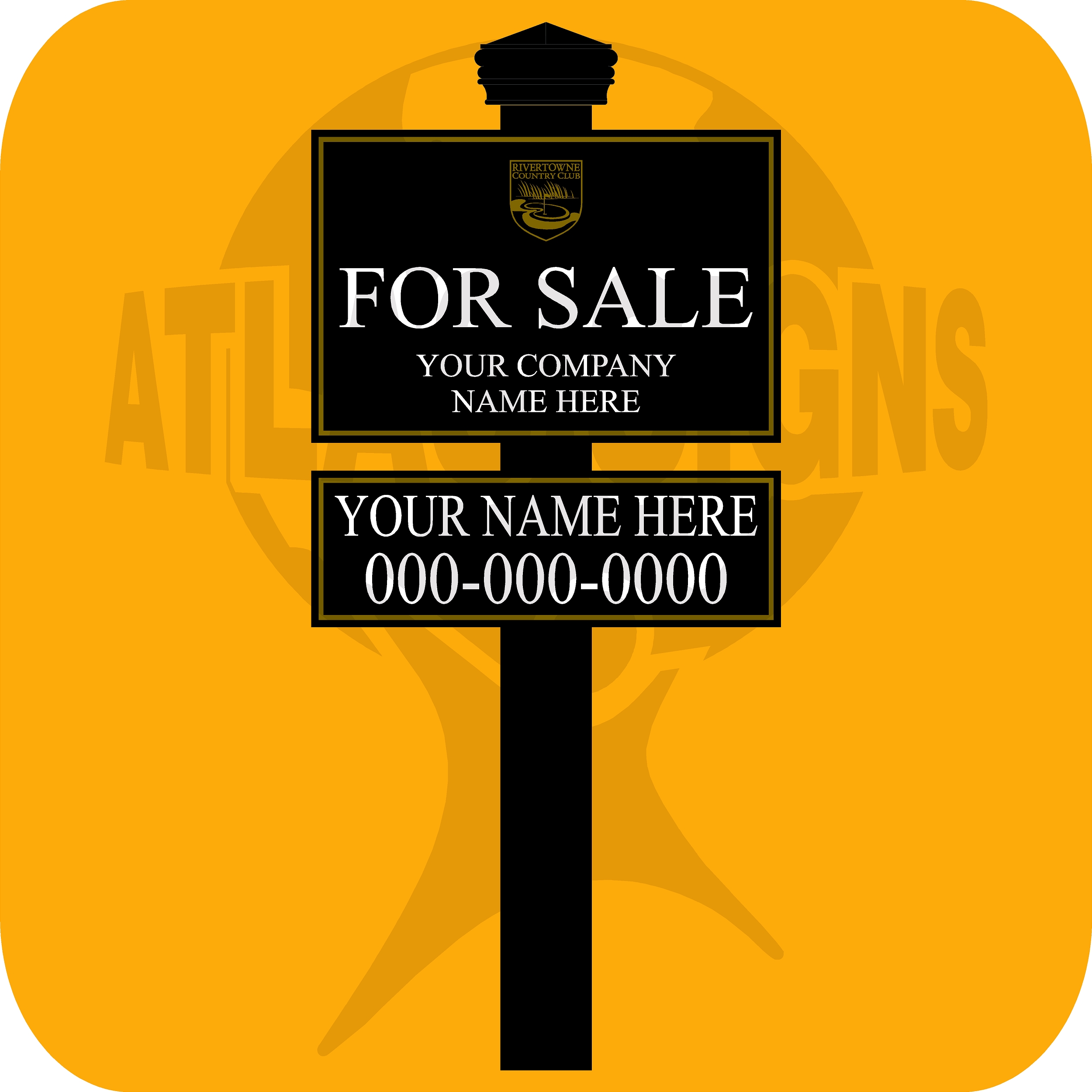 Rivertowne CC- FOR SALE/RENT Sign