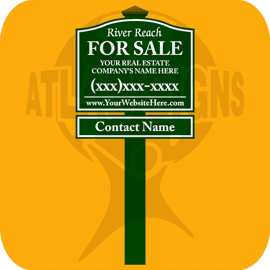 River Reach- FOR SALE/RENT Sign & Rider