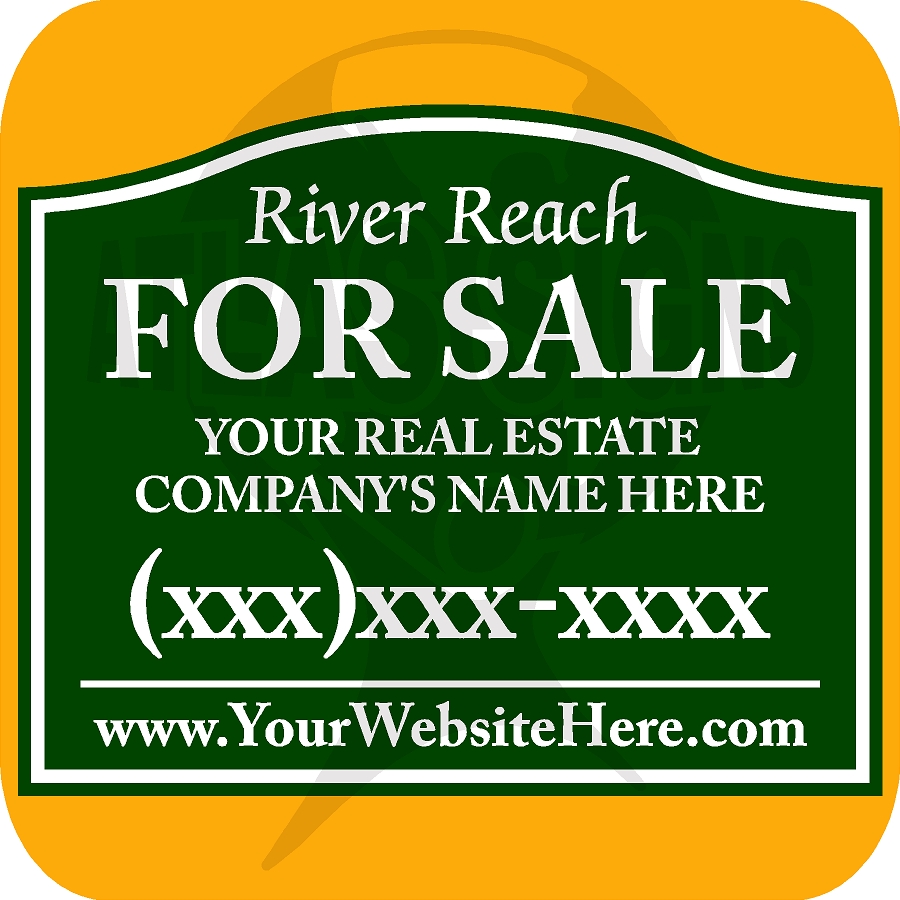 River Reach- FOR SALE/RENT Sign Face Only