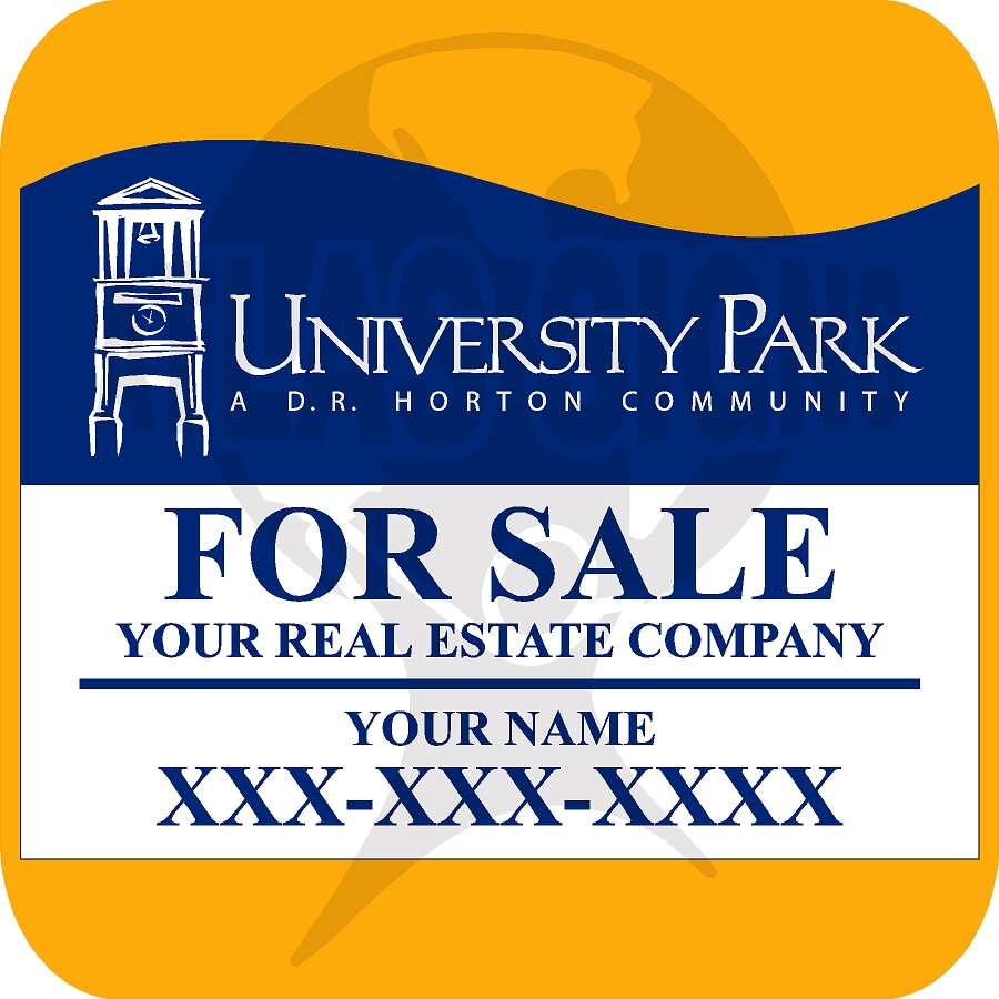 University Park- FOR SALE Sign Face Only