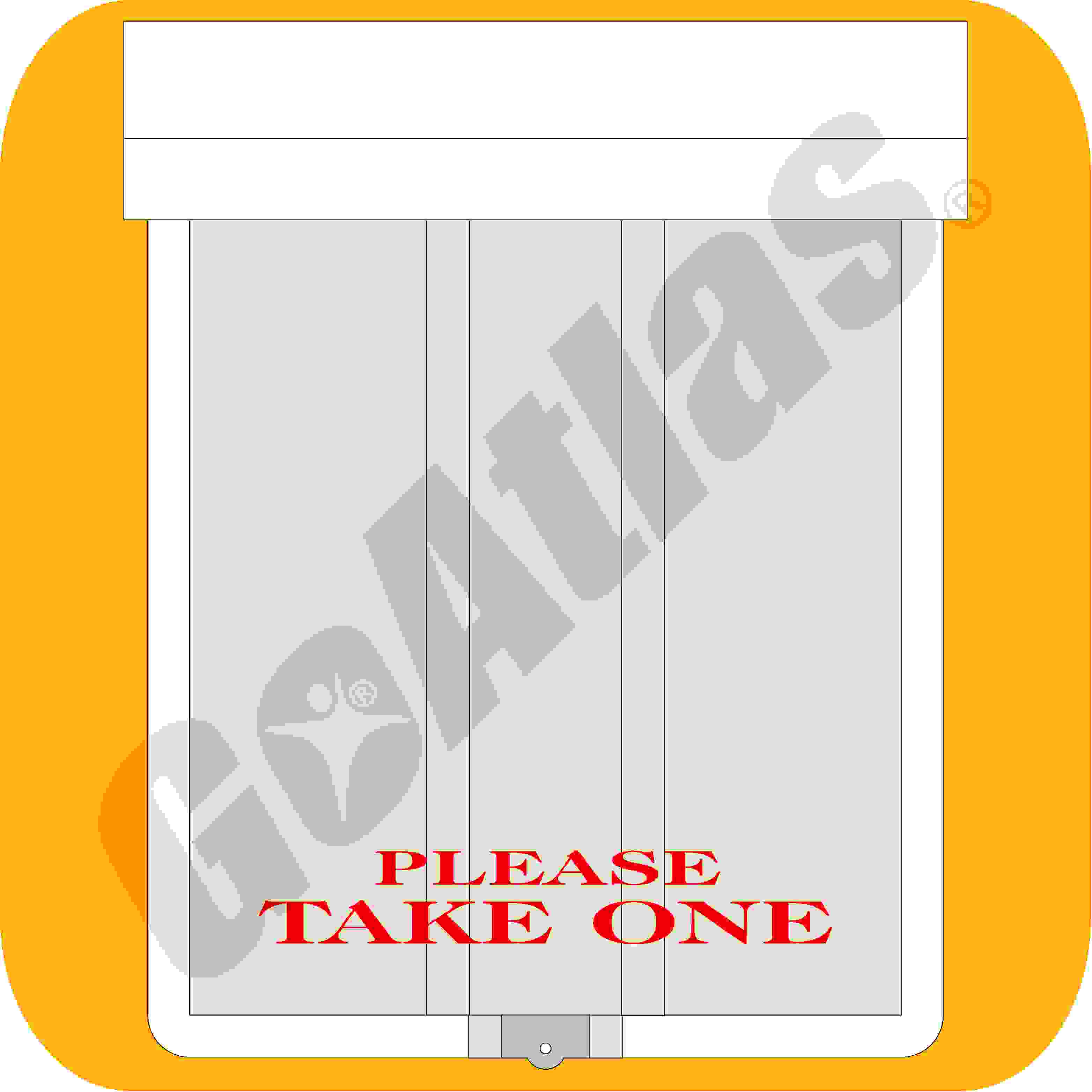 ACC- Economy Brochure Box - White
