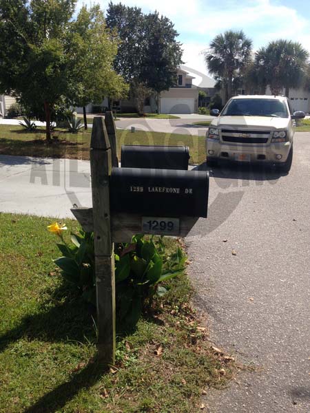 Egret's Point- Mailbox and Post