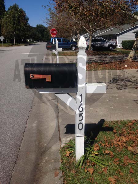 Meridian Place- Mailbox and Post