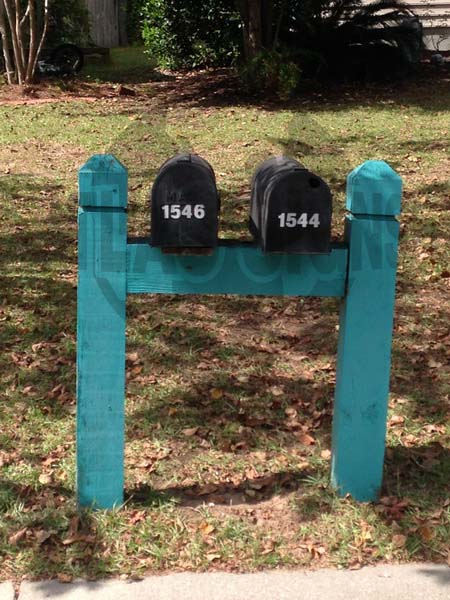 Bayview Farms- 2 Mailboxes and Post