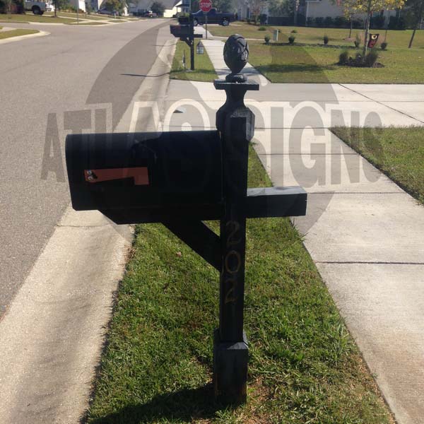 Coker's Crossing- Mailbox and Post