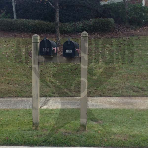 Gibbes Forest- 2 Mailboxes and Post