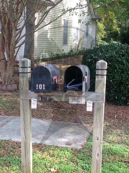 Stonehurst- 2 Mailboxes and Post