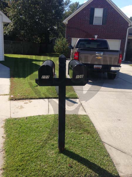 Friar's Grove- 2 Mailboxes and Post