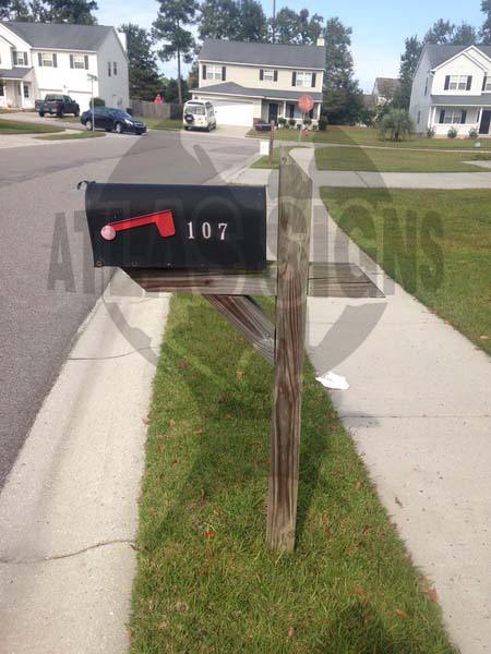 Longford Place- Mailbox and Post