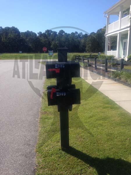 The Garden's of Whitney Lake- 4 Mailboxes and Post