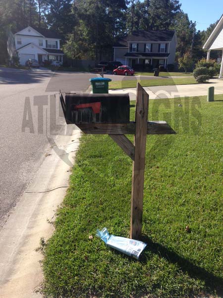 Bradford Chase- Mailbox and Post