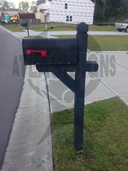 Sunny Field- Mailbox and Post
