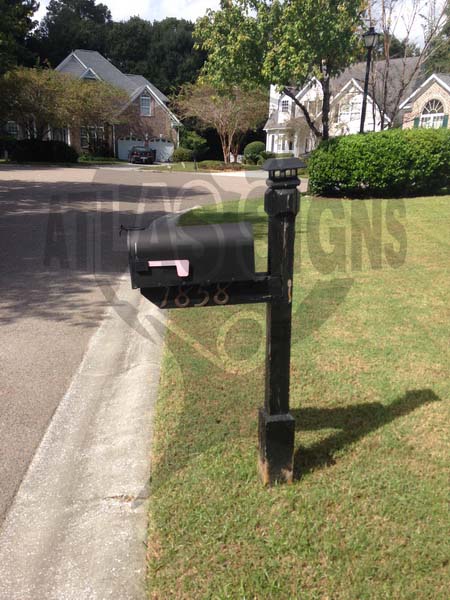Maple Street Mailbox and Post