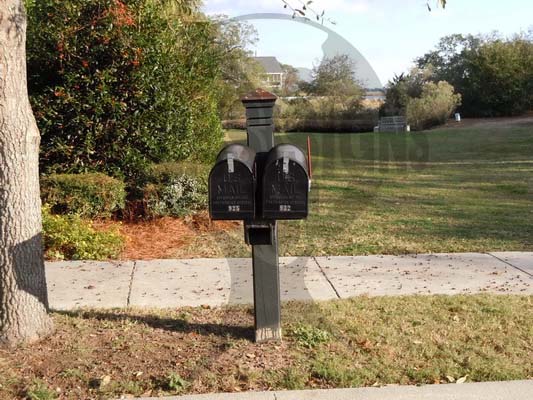 Saltgrass Pointe- 2 Mailboxes and Post