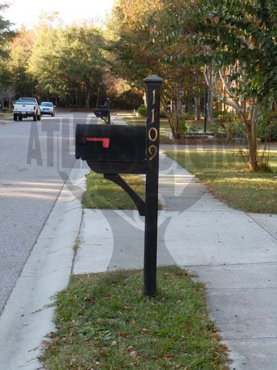 Sea Island Crossing- Mailbox and Post