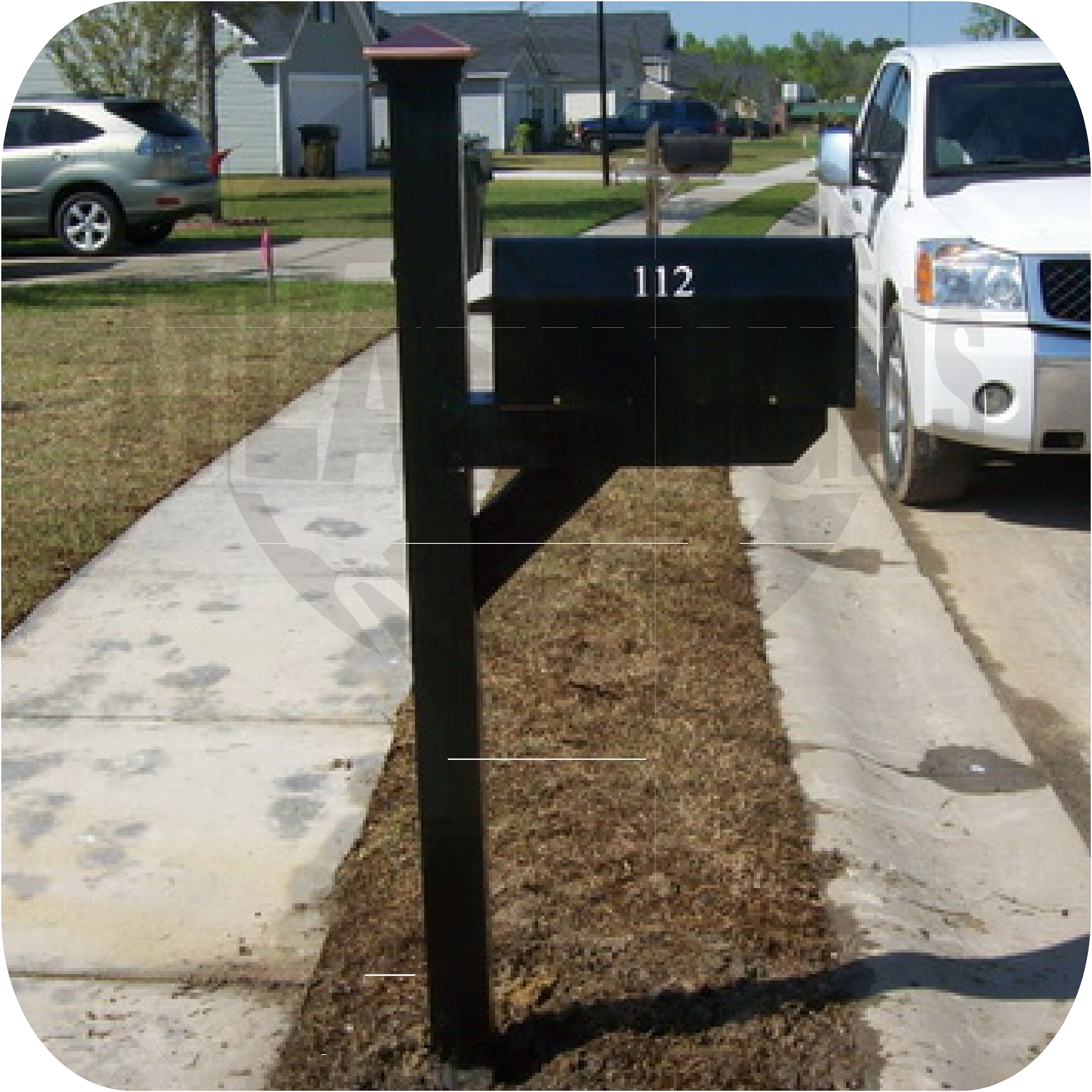 Quail Hill- Mailbox and Post