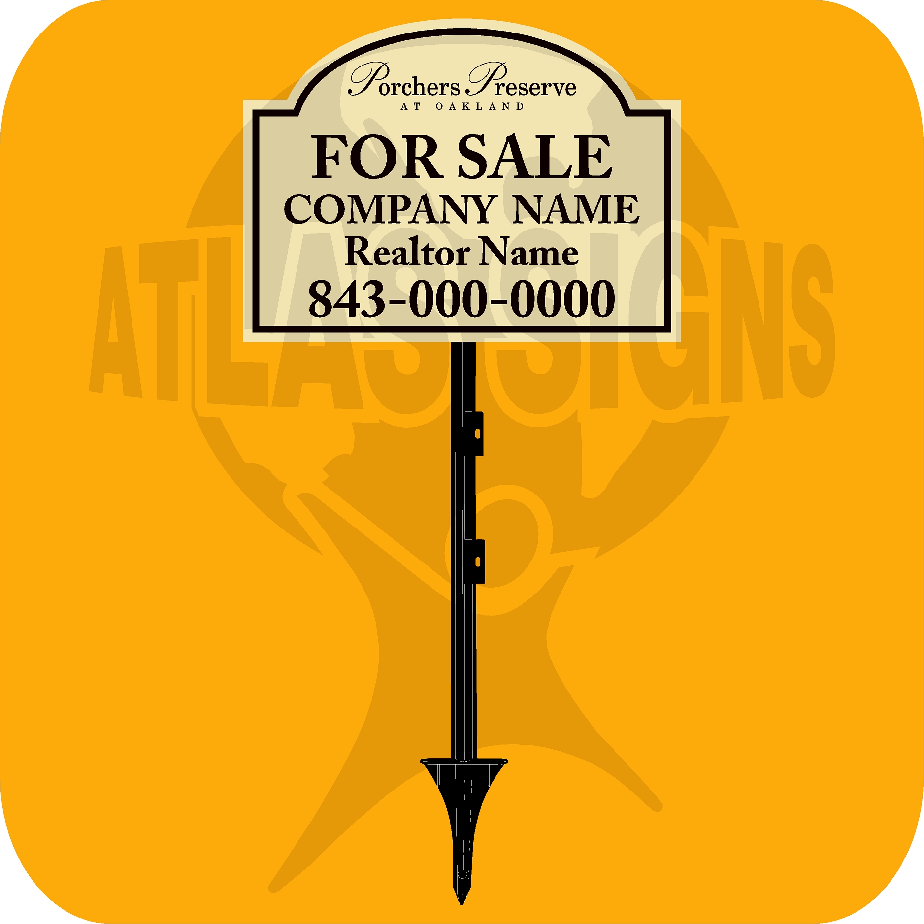 Porchers Preserve-FOR SALE Sign