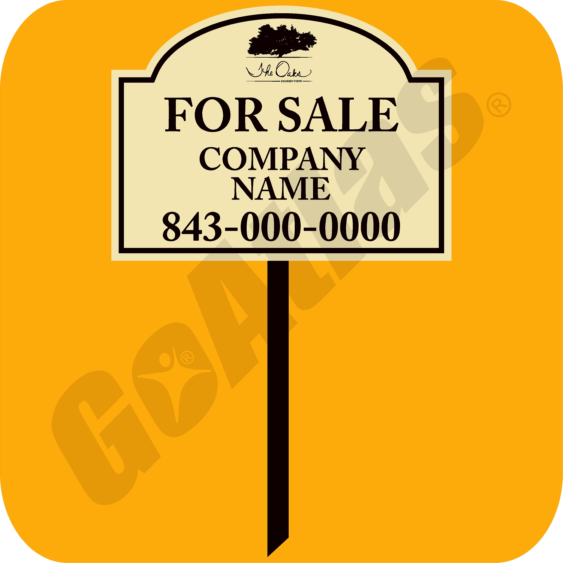 The Oaks At Marsh View For Sale Sign