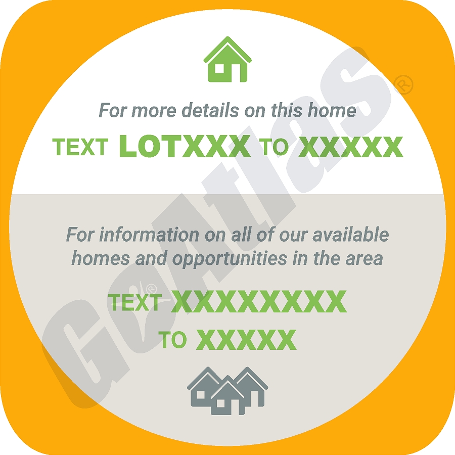 Nexton- 12x12 Text Option Lot Sign